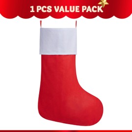 JOYIN 54" Jumbo Christmas Giant Stockings for Decor, Holiday Tree Decor, Xmas Gift, Family Christmas Stockings Party Decorations
