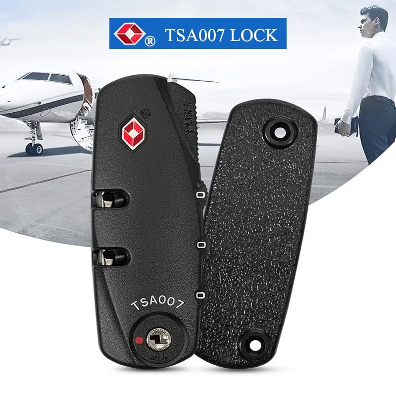 Suitcase Locks, 3-Digit Number Combination TSA 007 Suitcases Locks, TSA
