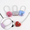 The Ondam 3-Digit Wire Combination Lock - Long Security Lock Combination Dial 21B (Round) 2ea