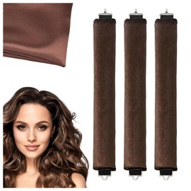 Heatless Hair Curling Rod – Soft Velvet No Heat Roller with Elastic Hook, Easy Overnight Styling for Long-Lasting, Frizz-Free Curls and Waves