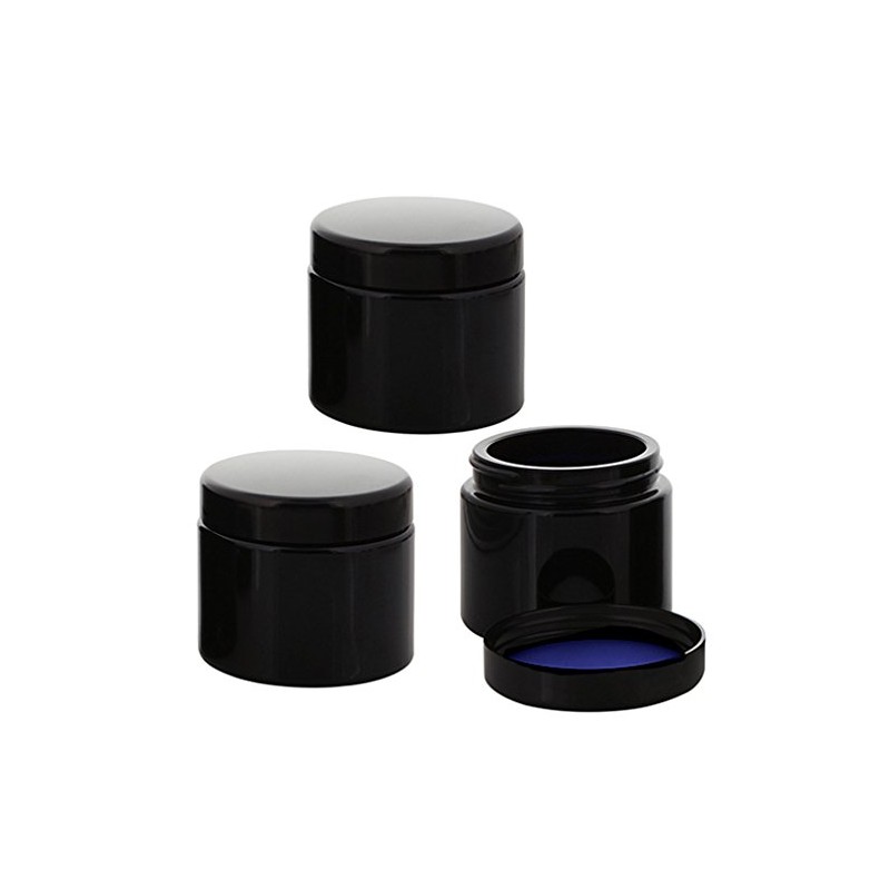 Miron Violet Glass/Empty Glass Pot 50 ml with Lid Jar