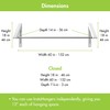 QuikCLOSET Wall Mounted Clothes Drying Rack – Space-Saving Laundry Drying