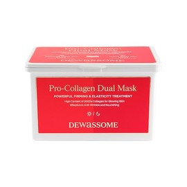 DEWASSOME Pro-Collagen Dual Mask (Morning 80pcs / Night 80pcs) Total 160pcs 12 fl.oz (355ml)