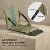 Stadium Cushion Soft Foldable Seat Cushion with Back Support, Foldable