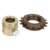 POENVFPO 16T Freewheel with 20mm Adapter, Iron Replacement Lightweight Flywheel