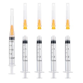 20Pcs Plastic Transfer Tools, 2.5ml Multi Purpose Measuring Tools, Laboratory Accessories, Individually Sealed Packaging (2.5ml 25g 25mm)