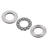 sourcing map Pack of 3 51102 Thrust Ball Bearings 15