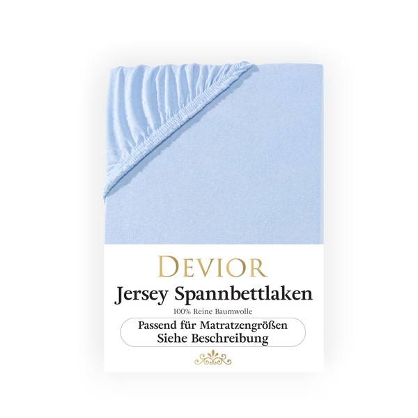 Devior Jersey fitted sheet, 180 x 200 - 200 x