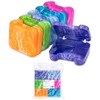 Practicon Easy Open Retainer Cases, Assorted Paradise Swirl Colors, Bulk