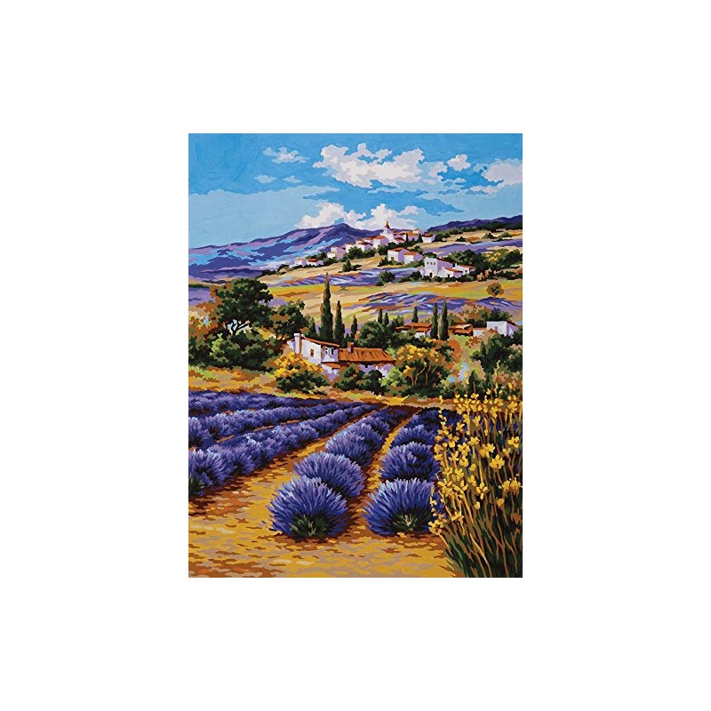 Grafitec Printed Tapestry/Needlepoint Canvas – Lavender Fields