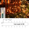Toodour Clear Christmas Lights, 25ft 100 Count Incandescent Indoor Outdoor
