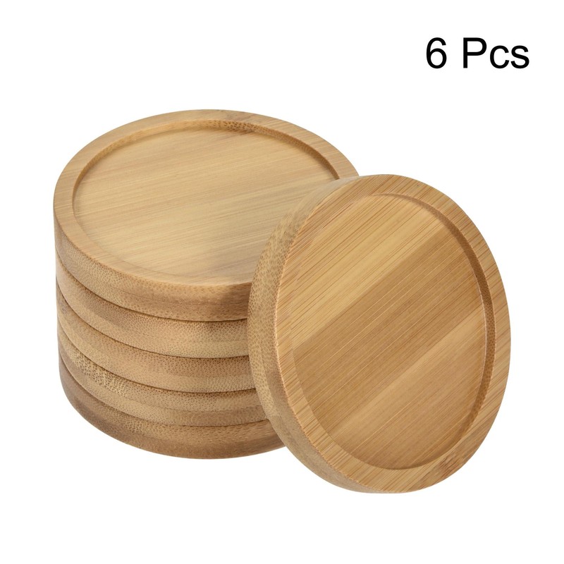 sourcing map Pack of 6 Saucers for Flower Pots 7.5