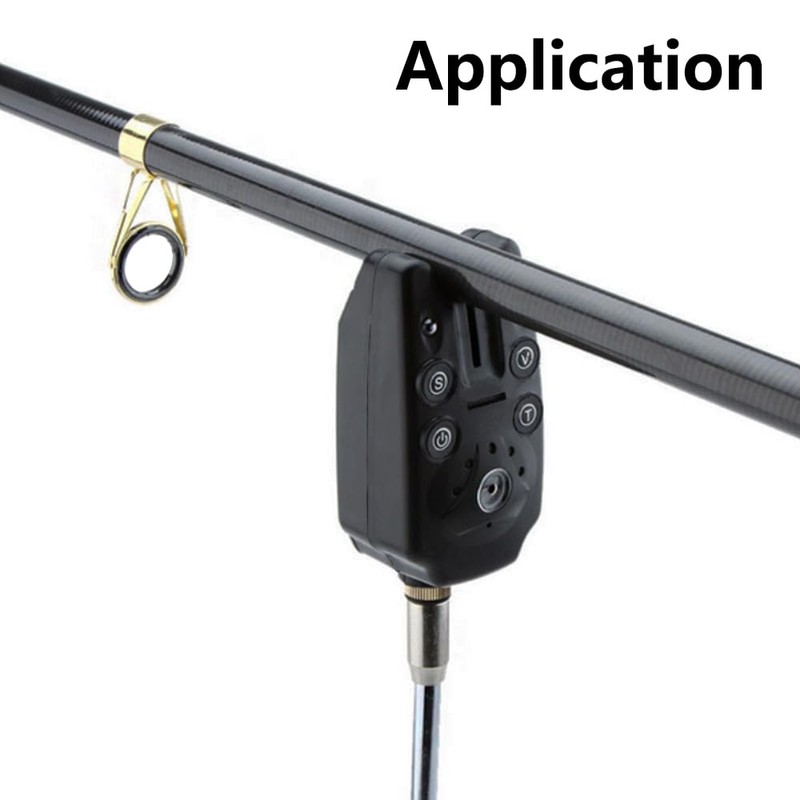 Fishing Bite Alarm, 2 Pack Bite Alarm with LED Indicator,