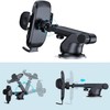 Hb-39 Araç İçi Telefon Tutucu Otomatik Klipsli Araba Ayarlanabilir Cam