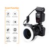 K&F Concept Speedlite Camera Flash TTL Compatible Macro Ring Flash