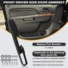 80994 Front Driver Side Door Armrest Handle Compatible with 2010-2014