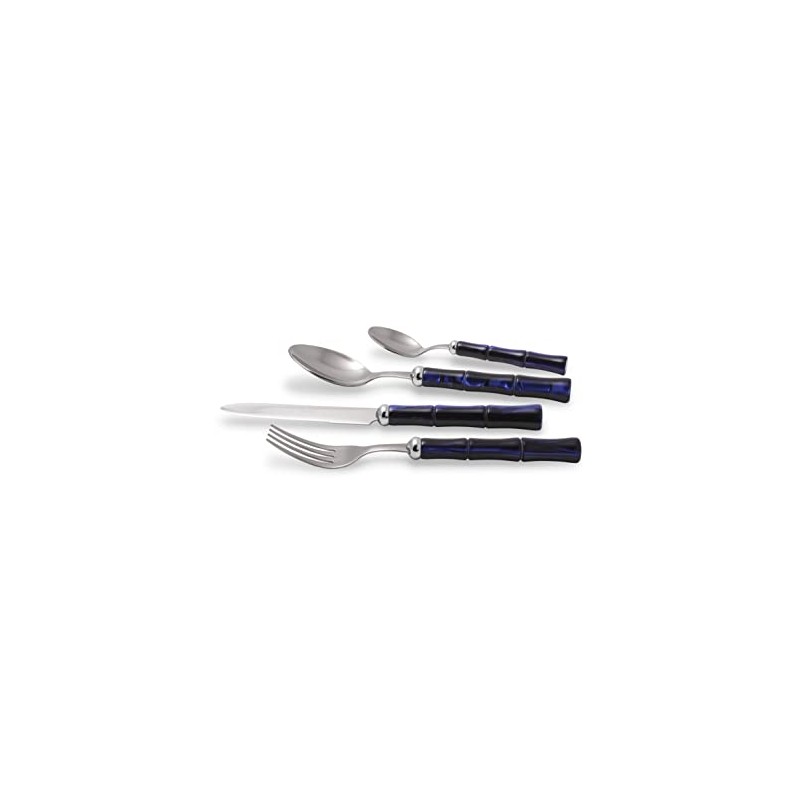 Rivadossi Bamboo Blue - Table Top, Set of 4, 100%