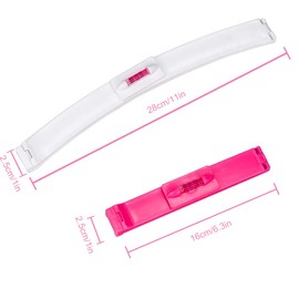 Pony Cutting Aid, Hair Cutting Aid Clips, Professional Hair Cutting Tool Set for Yourself Cutting Easy Made Pony, DIY Haircut Clips Styling Ruler for Salon Hairdresser