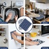 VISSTREE Swedish Dishcloths for Kitchen, Blue Japanese Pattern Dish Cloths