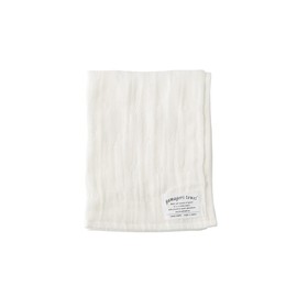 gamagori towel Six Ply Weave Gauze Face Towel, Approx. 12.6 x 31.5 inches (32 x 80 cm) (White)