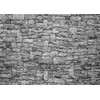 BELECO 7x5ft Fabric Dark Brick Stone Wall Backdrop Gray Rock