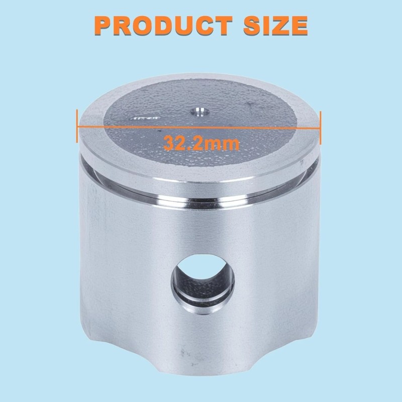 Haishine Piston Rings Kit for Echo SRM-225 SRM210 SRM211 GT200