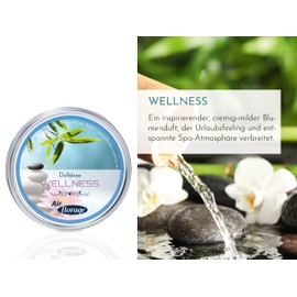 Florage Raumduft WELLNESS Duftdose Duftöl Duftgel Aroma Lufterfrischer - Schonende Alternative zu Duftkerzen und Diffusoren