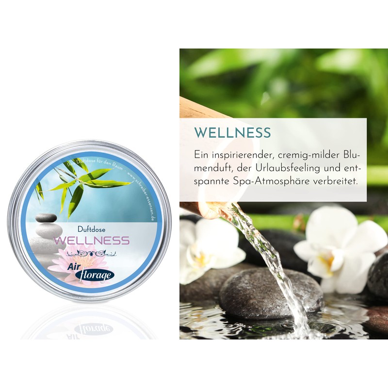 Florage Raumduft WELLNESS Duftdose Duftöl Duftgel Aroma Lufterfrischer - Schonende