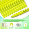 Tcevily 180 Pcs Yellow Highlighter Bulk Highlighters Markers Chisel Tip