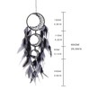Zingtsing 3 Rings Moon Dream Catcher Hanging Decor Dreamcatcher Wall