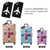 ZOUIQSS Pack of 2 Adjustable Suitcase Strap, Suitcase Strap, Durable