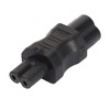4PCS IEC320 C6 to IEC320 C7 Power Adapter Plug and