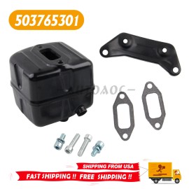 For Husqvarna 503765301 for Husqvarna 372 XP 362 365 371 385 390 XP Exhaust Muffler set