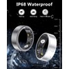 Smart Ring Health Tracker for Women Men-IP68 Waterproof Fitness Ring