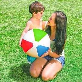 Beach Ball 40cm - Inflatable Beach Ball 16Inch - 2 Pack - Water Toys for Kids Summer Fun -Beach Balls For Kids Summer Holiday Beach/Pool Party Water Toys