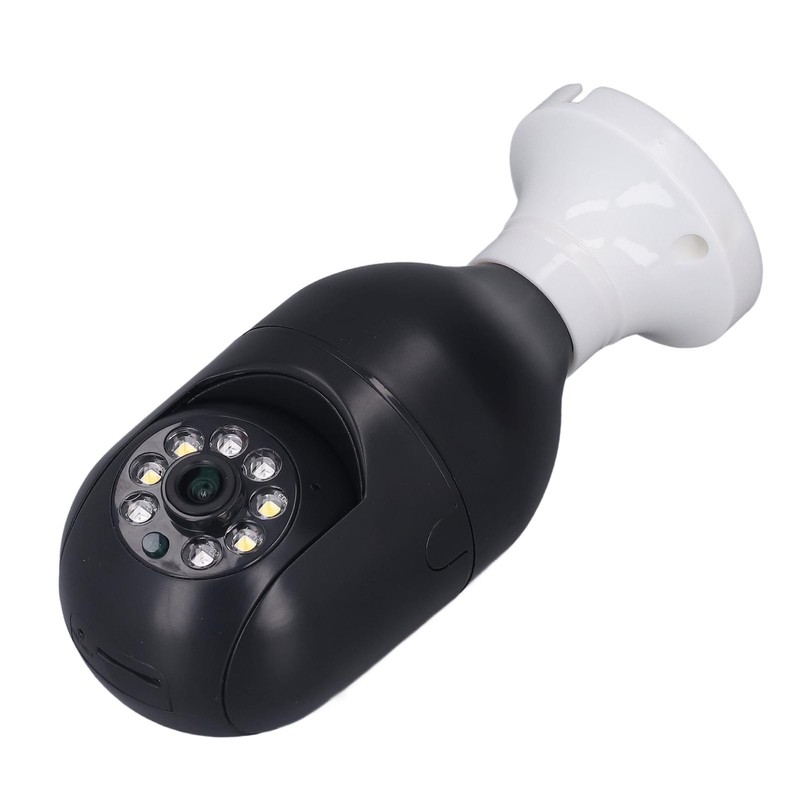 Light Bulb Security Camera Wireless Wifi Video Intercom E27 Infrared