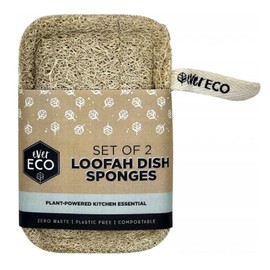 EVER ECO Loofah Dish Sponges Set of 2