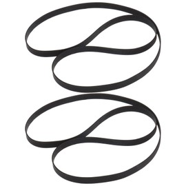 The Lord of the Tools Pack of 2 Gramophone Record Player Belt Phonograph Belt Drive Belt Black Rubber Replacement Belt 5 mm Width, 270 mm Folded Length