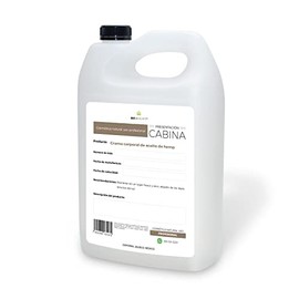 Crema Corporal Vegana Líquida de Coco y Menta 1 Galón Tamaño Spa Hidratante