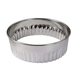 Gobel 880001 Box Round Fluted Designs 8 Pieces Stainless Steel