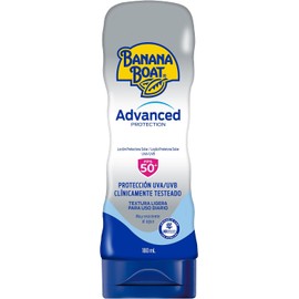 Banana Boat Advanced Protection Protector Solar 50 FPS Loción de 180ml