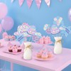 Jollyboom Iridescent Disco Birthday Party Decorations, 24Pcs Disco Themed Table