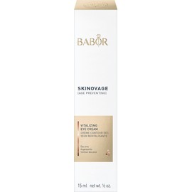 BABOR Skinovage Vitalizing Eye Cream, with Energizing Green Tea and Caffeine Under Eye Treatment, Reduces Appearance of Dark Circle and Puffiness, Blue Light Protect, Non-Comedogenic and Vegan