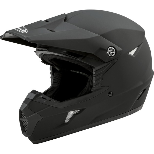 GMAX MX-46 Off-Road Motocross Helmet (Matte Black, Large)