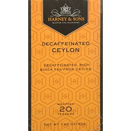 Harney and Sons Decaf Ceylon, Decaf Black 20 Teabags per Box