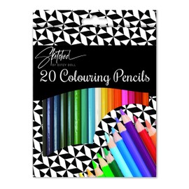 Sketched 20 Pack Therapy Bright Colouring Pencils