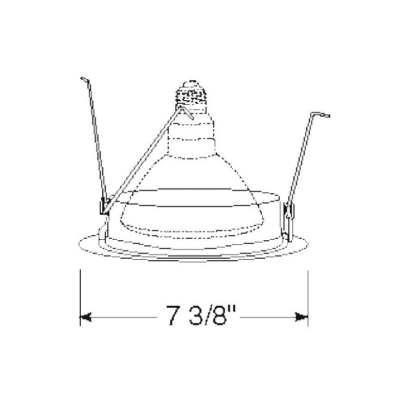 Juno Lighting Group 242 WH Light, White