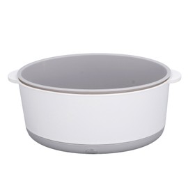 Fruit and Vegetable Washing Machine Double Layer Efficient Time Saving Multifunctional Electric Vegetable Washing Basket Second Generation White