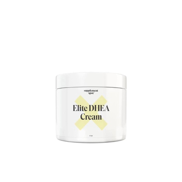 Supplement Spot Elite DHEA Cream for Women and Men: Fragrance-Free & Paraben-Free: 90 Day Supply (4 oz)
