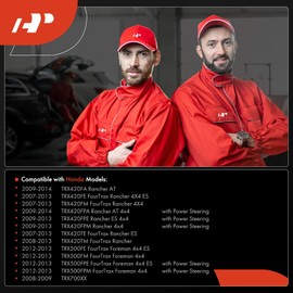 A-Premium Electric Fuel Pump for ATV Compatible with Honda TRX420 Rancher 2007-2014, TRX500 Foreman 2012-2013, TRX700XX 2008-2009, Replace# 16700-HP5-602